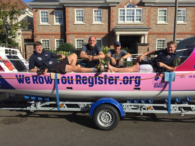 The team, the boat, the team manager